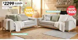 ComfortStyle Furniture & Bedding Arabella 3 Seater Sofa offer