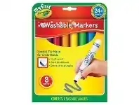 Officeworks Crayola My First Washable Markers 8 Pack offer