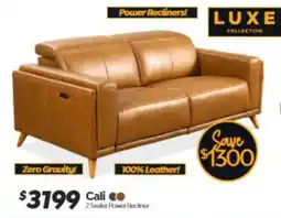ComfortStyle Furniture & Bedding Cali 2 Seater Power Recliner offer