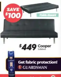 ComfortStyle Furniture & Bedding Cooper Sofabed offer
