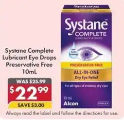 Pharmacy4Less Systane Complete Lubricant Eye Drops offer