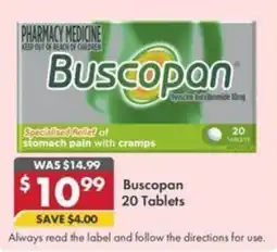 Pharmacy4Less Buscopan 20 Tablets offer