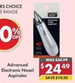 Pharmacy4Less Mother's Choice Advanced Electronic Nasal Aspirator offer