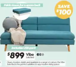 ComfortStyle Furniture & Bedding Vibe Sofa Bed offer