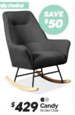 ComfortStyle Furniture & Bedding Candy Rocker Chair offer