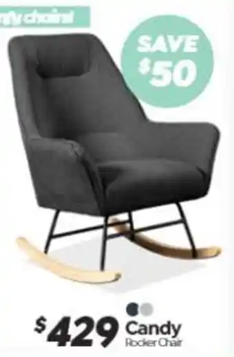 ComfortStyle Furniture & Bedding Candy Rocker Chair offer