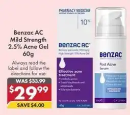 Pharmacy4Less Benzac AC Mild Strength 2.5% Acne Gel offer