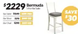 ComfortStyle Furniture & Bedding Bermuda 5 Pce Bar Suite offer
