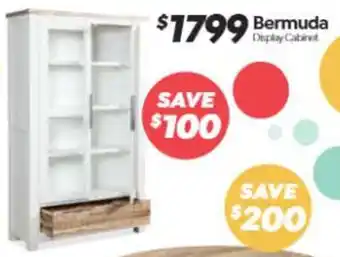 ComfortStyle Furniture & Bedding Bermuda Display Cabinet offer