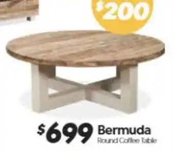ComfortStyle Furniture & Bedding Bermuda Round Coffee Table offer