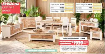 ComfortStyle Furniture & Bedding Bermuda Lifestyle Range offer