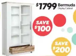 ComfortStyle Furniture & Bedding Bermuda Display Cabinet offer