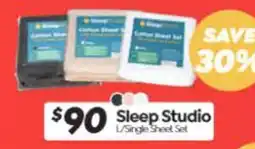 ComfortStyle Furniture & Bedding Sleep Studio L/Single Sheet Set offer