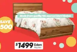 ComfortStyle Furniture & Bedding Eden King Bed offer