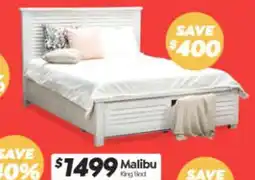ComfortStyle Furniture & Bedding Malibu King Bed offer