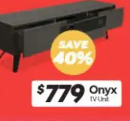 ComfortStyle Furniture & Bedding Onyx TV Unit offer