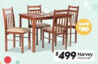 ComfortStyle Furniture & Bedding Harvey Dining Suite offer