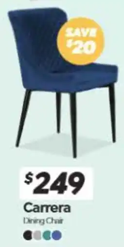 ComfortStyle Furniture & Bedding Carrera Dining Chair offer