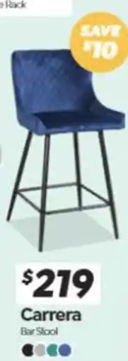 ComfortStyle Furniture & Bedding Carrera Bar Stool offer