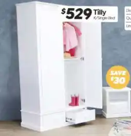 ComfortStyle Furniture & Bedding Tilly K/Single Bed offer