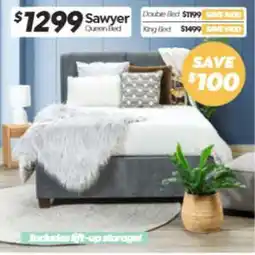 ComfortStyle Furniture & Bedding Sawyer Queen Bed offer
