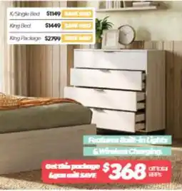 ComfortStyle Furniture & Bedding King Package offer