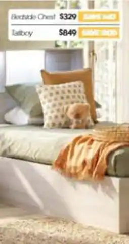 ComfortStyle Furniture & Bedding Tailboy offer