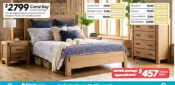 ComfortStyle Furniture & Bedding Coral Bay Queen Package offer