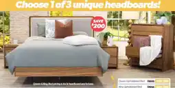 ComfortStyle Furniture & Bedding Queen Upholstered Bed offer