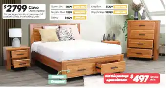 ComfortStyle Furniture & Bedding Cove Queen Package offer