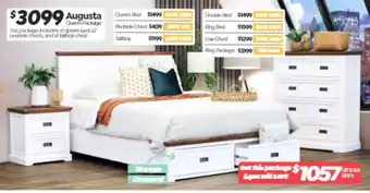 ComfortStyle Furniture & Bedding Augusta Queen Package offer