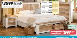 ComfortStyle Furniture & Bedding Bermuda Queen Package offer