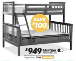 ComfortStyle Furniture & Bedding Morgan Triple Bunk Bed offer