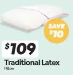 ComfortStyle Furniture & Bedding Traditional Latex Pillow offer
