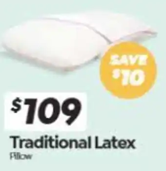 ComfortStyle Furniture & Bedding Traditional Latex Pillow offer