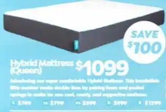 ComfortStyle Furniture & Bedding Hybrid Mattress Queen offer