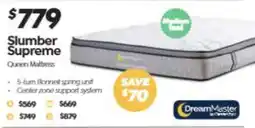 ComfortStyle Furniture & Bedding Slumber Supreme Queen Mattress offer