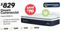 ComfortStyle Furniture & Bedding Dream Commercial Queen Mattress offer