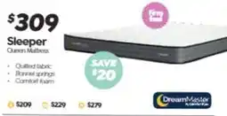 ComfortStyle Furniture & Bedding Sleeper Queen Mattress offer