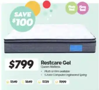 Restcare Gel Queen Mattress