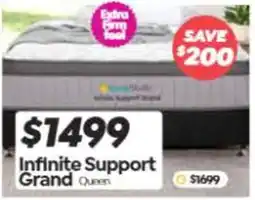 ComfortStyle Furniture & Bedding Infinite Support Grand Queen offer