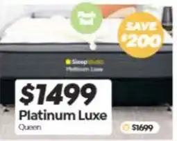 ComfortStyle Furniture & Bedding SleepStudio Platinum Luxe Queen offer