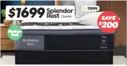 ComfortStyle Furniture & Bedding Splendor Rest Queen offer