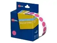 Officeworks Avery Dispenser Labels Circle Pink 14mm 1050 Pack offer