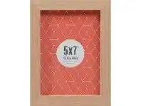 Officeworks Lifestyle Brands Promenade Frame 5 x 7" Oak offer