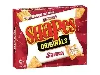 Officeworks Arnotts Arnott&#039;s Savoury Shapes 185g offer