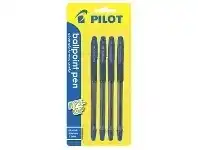 Officeworks Pilot BPS-GP Medium Ballpoint Pens Blue 4 Pack offer