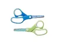 Officeworks Studymate Soft Grip Scissors 5"/127mm Printed 2 Pack offer