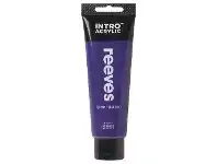 Officeworks Reeves Intro Acrylic Paint 100mL Violet offer