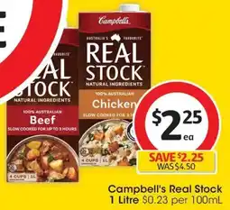Coles Campbell's Real Stock offer
